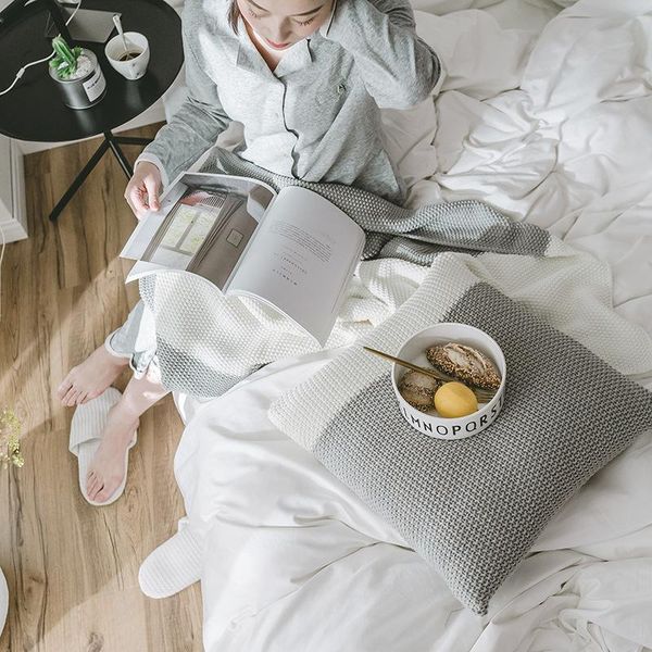 cushion/decorative pillow simplicity knitted sofa cover decorative cute woven solid cushion white and grey throw case for home decor
cushion/decorative pillow simplicity knitted sofa cover decorative cute woven solid cushion white and grey throw case for home decor
