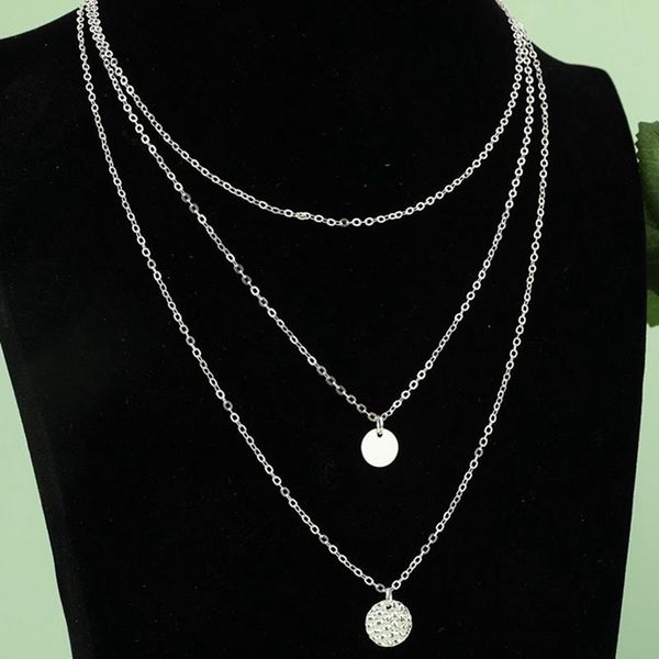 double layered gold sequins choker necklace for women girl simple layering disc pendant necklaces boho chokers jewelry, Golden;silver
double layered gold sequins choker necklace for women girl simple layering disc pendant necklaces boho chokers jewelry, Golden;silver