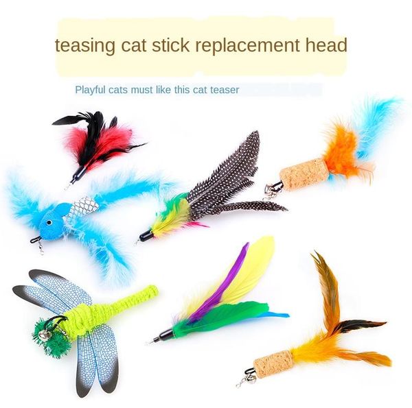 cat toys interactive 15 optional fishing rod flying fish feathered stick replacement head fun pet supplies
cat toys interactive 15 optional fishing rod flying fish feathered stick replacement head fun pet supplies