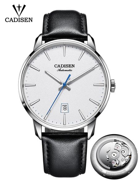 wristwatches cadisen automatic mechanical men's watch wrist luxury leather brand waterproof wristwatch clock relogio masculino, Slivery;brown
wristwatches cadisen automatic mechanical men's watch wrist luxury leather brand waterproof wristwatch clock relogio masculino, Slivery;brown