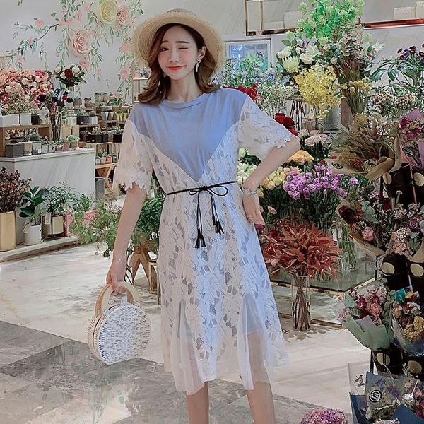maternity dresses summer lactation clothes short sleeve o-neck cotton patcwork lace nursing dress postpartum woman breastfeeding, White
maternity dresses summer lactation clothes short sleeve o-neck cotton patcwork lace nursing dress postpartum woman breastfeeding, White