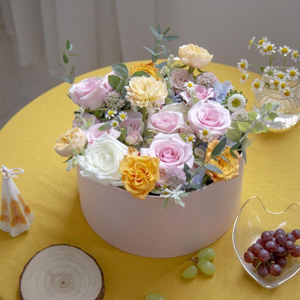 colorful gift packaging box florist bouquet flower with lid flowers living vase boxes for party wedding wrap
colorful gift packaging box florist bouquet flower with lid flowers living vase boxes for party wedding wrap