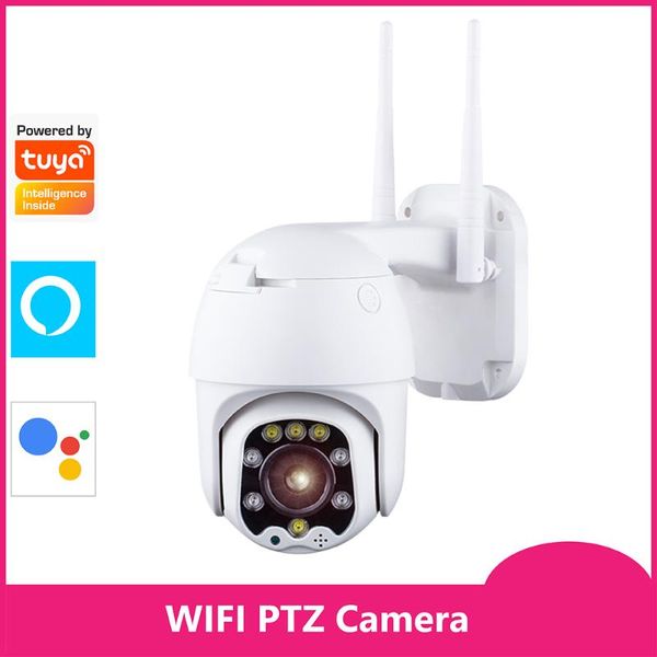 tuya wifi ip ptz camera outdoor 4x digital zoom night full color ip65 security cctv work with alexa-google home cameras
tuya wifi ip ptz camera outdoor 4x digital zoom night full color ip65 security cctv work with alexa-google home cameras