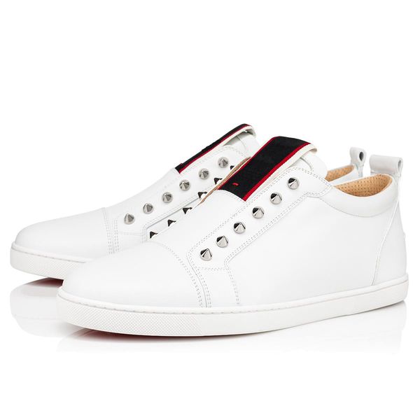 spring and autumn men dress shoes f.a.v. fique a vontarde red bottoml shoe low sneake calfskin leather rubber sole rivets sports reds bottom, Black
spring and autumn men dress shoes f.a.v. fique a vontarde red bottoml shoe low sneake calfskin leather rubber sole rivets sports reds bottom, Black