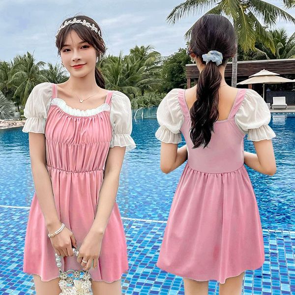 one-piece suits 2021 arrival korean one piece bathing suit women swimsuit hollow out swimwear summer beachwear swimskirt
one-piece suits 2021 arrival korean one piece bathing suit women swimsuit hollow out swimwear summer beachwear swimskirt
