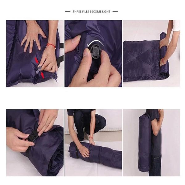 outdoor pads 183cm x 58cm 2.5cm camping mat moisture-proof pad pvc automatic inflatable splicing cushion tent blanket
outdoor pads 183cm x 58cm 2.5cm camping mat moisture-proof pad pvc automatic inflatable splicing cushion tent blanket