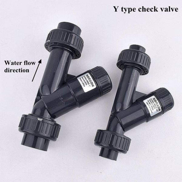 watering equipments 1pc 20~90mm upvc check valve y-type angle seat garden irrigation pipe joint fittings aquarium fish tank connector
watering equipments 1pc 20~90mm upvc check valve y-type angle seat garden irrigation pipe joint fittings aquarium fish tank connector