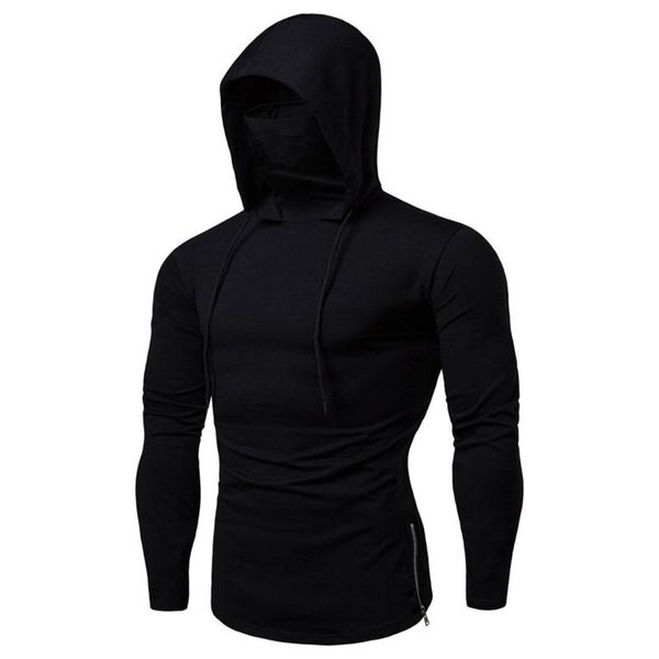 men's hoodies & sweatshirts fashion long-sleeved mask hooded autumn men casual solid fitness tshirt pullover hip hop slim large open-fo, Black
men's hoodies & sweatshirts fashion long-sleeved mask hooded autumn men casual solid fitness tshirt pullover hip hop slim large open-fo, Black