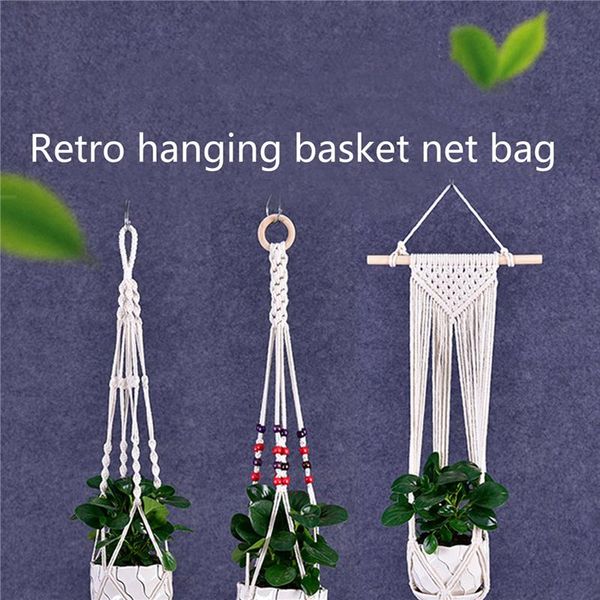decorative objects & figurines hanging basket net diy hand-woven bohemian style long tassel plant decoration decorations
decorative objects & figurines hanging basket net diy hand-woven bohemian style long tassel plant decoration decorations