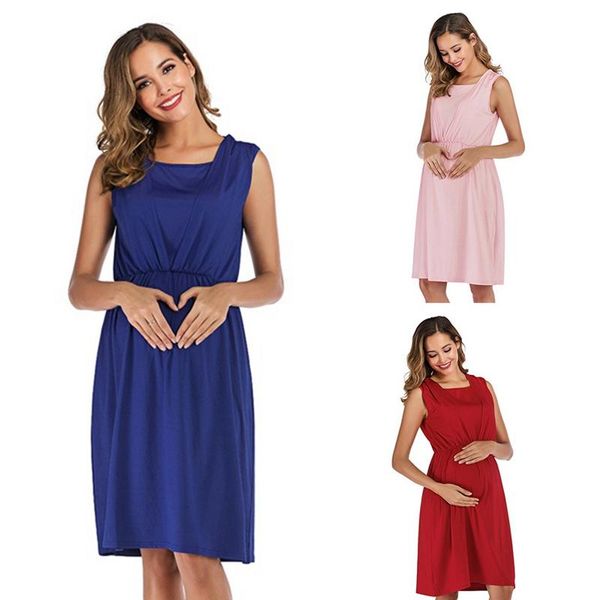 maternity dresses breastfeeding dress pregnant women's skirt super soft nursing, White
maternity dresses breastfeeding dress pregnant women's skirt super soft nursing, White