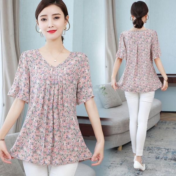 women's blouses & shirts moyisu fashion womens floral chiffon blouse shirt ruffled short sleeves summer printing v-neck loose and comfo, White
women's blouses & shirts moyisu fashion womens floral chiffon blouse shirt ruffled short sleeves summer printing v-neck loose and comfo, White