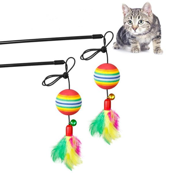 cat toys teaser super q pet dog coloured soft foam feather rainbow colorful play chew chase balls charmer wand
cat toys teaser super q pet dog coloured soft foam feather rainbow colorful play chew chase balls charmer wand