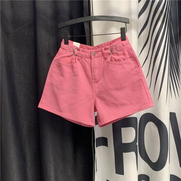 women's jeans 2021 summer purple denim shorts for women high waist thin female buttons students pants short, Blue 
women's jeans 2021 summer purple denim shorts for women high waist thin female buttons students pants short, Blue