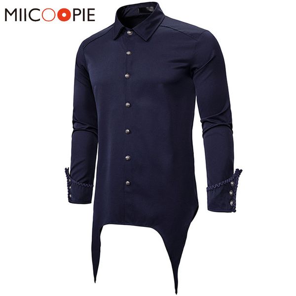 gothic clothing men irregular shirt 2020 new luxury vintage solid color slim dress shirts street style men chemise simple, White;black
gothic clothing men irregular shirt 2020 new luxury vintage solid color slim dress shirts street style men chemise simple, White;black