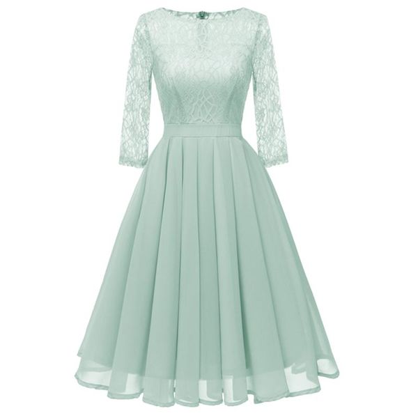 casual dresses floral pleated elegant chiffon green women lace dress evening party formal gown wedding guest 3/4 sleeve o neck a line, Black;gray
casual dresses floral pleated elegant chiffon green women lace dress evening party formal gown wedding guest 3/4 sleeve o neck a line, Black;gray