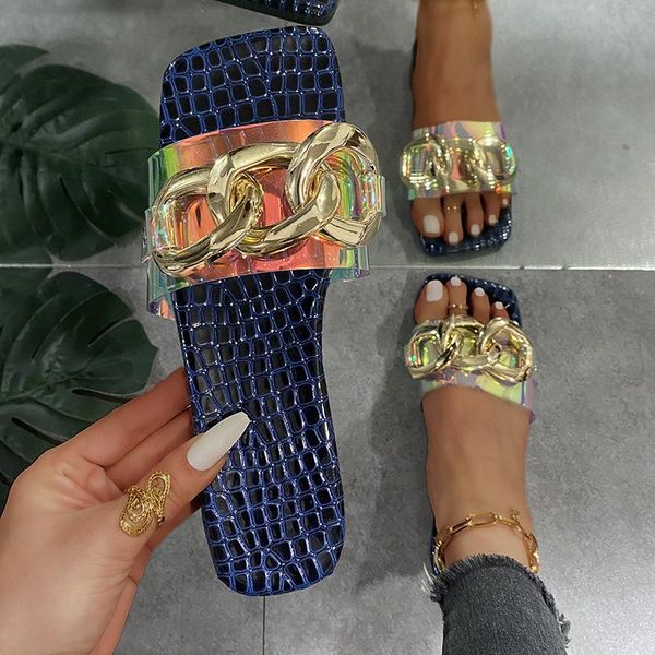 slippers women summer chain decoration square heel sandals light comfortable outdoor beach 2021 flat slides plus size 43, Black
slippers women summer chain decoration square heel sandals light comfortable outdoor beach 2021 flat slides plus size 43, Black