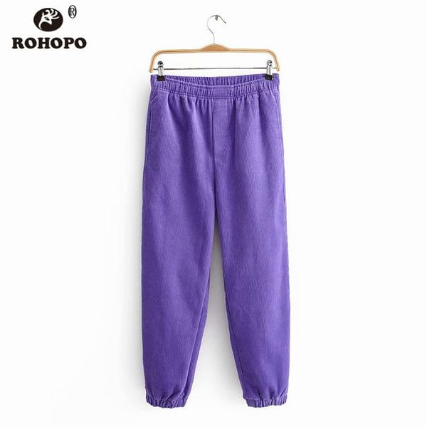 women's pants & capris rohopo corduroy full lenth cotton harem pant purple yellow navy blue autumn female trousers elastic waist and cu, Black;white
women's pants & capris rohopo corduroy full lenth cotton harem pant purple yellow navy blue autumn female trousers elastic waist and cu, Black;white