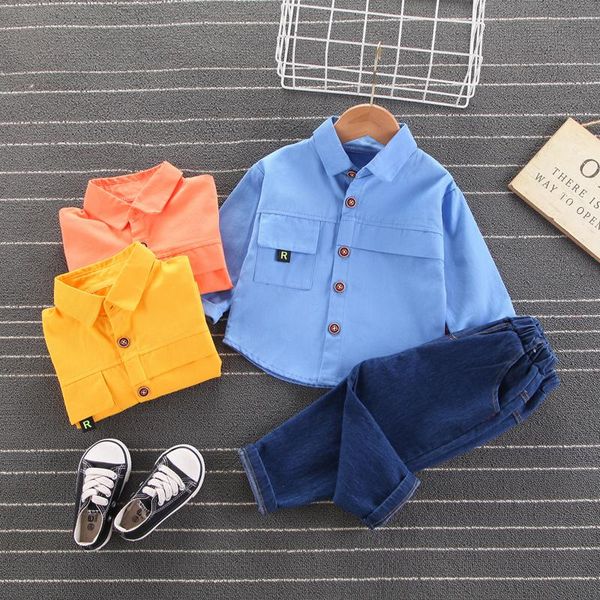 clothing sets ienens long sleeve shirts pants 2pcs baby casual outfits spring autumn kids clothes suit children boy dress 1-4y, White
clothing sets ienens long sleeve shirts pants 2pcs baby casual outfits spring autumn kids clothes suit children boy dress 1-4y, White