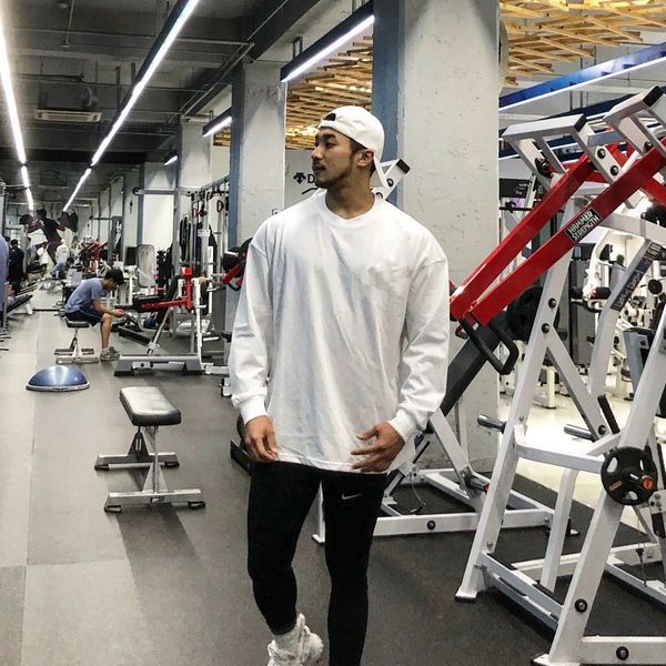 solid color men t shirts long sleeve 2xl size male tee men's round neck fashion casual pullover kg-102, White;black
solid color men t shirts long sleeve 2xl size male tee men's round neck fashion casual pullover kg-102, White;black