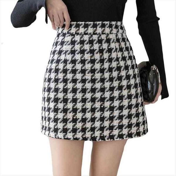 houndstooth plaid woolen mini womens skirt high waist office a-line pencil vintage slim fit elegant clubwear x741, Black
houndstooth plaid woolen mini womens skirt high waist office a-line pencil vintage slim fit elegant clubwear x741, Black