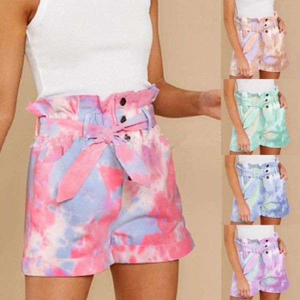 women's shorts boho women 2021 summer blue short pants plus size high waist pocket belt casual colorful beach party ladies, White;black
women's shorts boho women 2021 summer blue short pants plus size high waist pocket belt casual colorful beach party ladies, White;black
