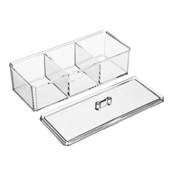 storage bottles & jars 1 pc acrylic transparency food box stackable 3 grids tea bag organizer kitchen sorting container with cover
storage bottles & jars 1 pc acrylic transparency food box stackable 3 grids tea bag organizer kitchen sorting container with cover