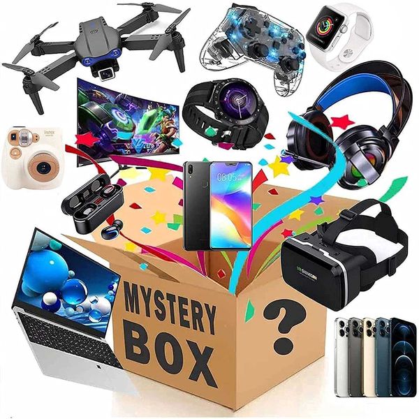 items for electronic, surprise box, makes a nice gifts random mystery gift box phone drone watch earphone 
items for electronic, surprise box, makes a nice gifts random mystery gift box phone drone watch earphone