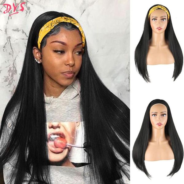 synthetic wigs headband wig long silky kinky straight black color heat resistant smooth hair replacement for women
synthetic wigs headband wig long silky kinky straight black color heat resistant smooth hair replacement for women