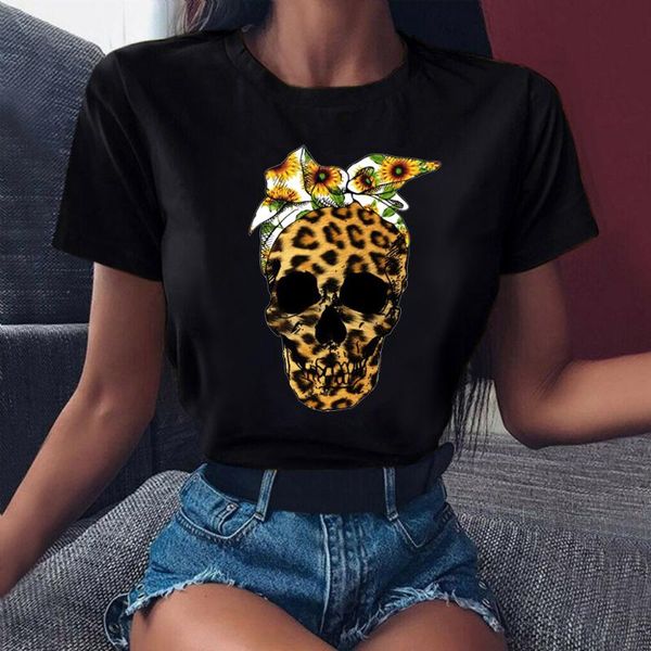 women's t-shirt s summer women black tee cool leopard shirt short sleeve female casual o-neck tshirt, White
women's t-shirt s summer women black tee cool leopard shirt short sleeve female casual o-neck tshirt, White