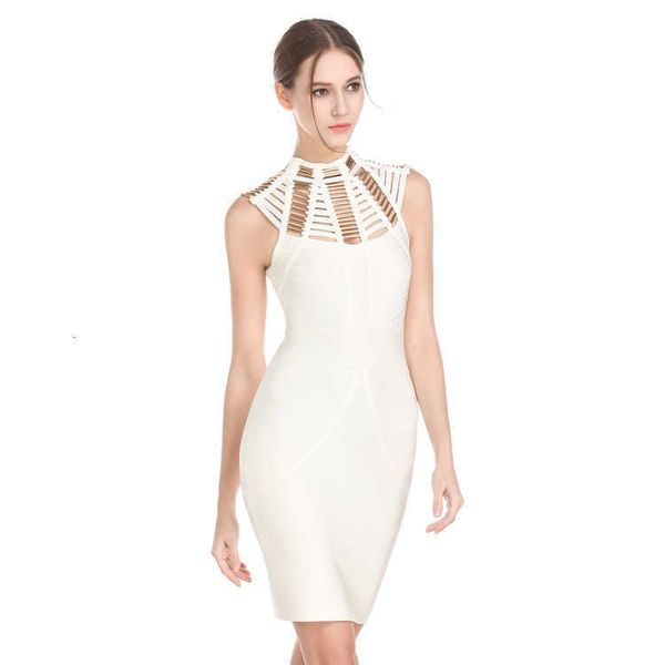 luxury casual dresses women's hanging neck sleevels hollow out metal decorative hip wrap tight bandage banquet drs, Black;gray
luxury casual dresses women's hanging neck sleevels hollow out metal decorative hip wrap tight bandage banquet drs, Black;gray