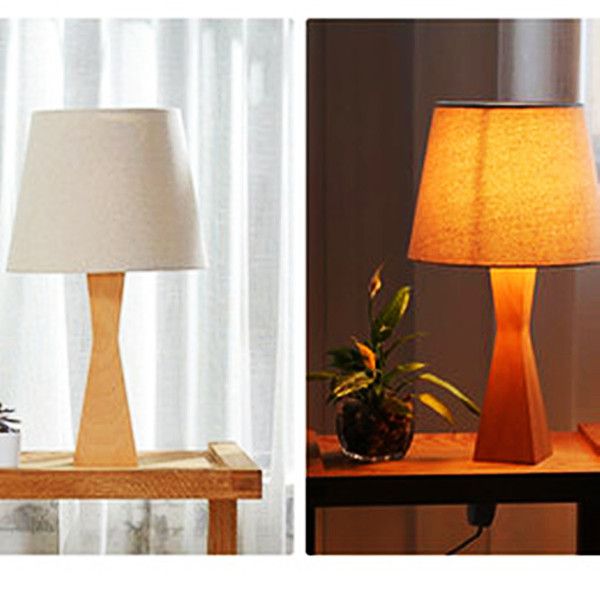 indoor concise modern lamps style high-grade wood and cloth materials creative fashion eye protection table lamp with light source us plug
indoor concise modern lamps style high-grade wood and cloth materials creative fashion eye protection table lamp with light source us plug