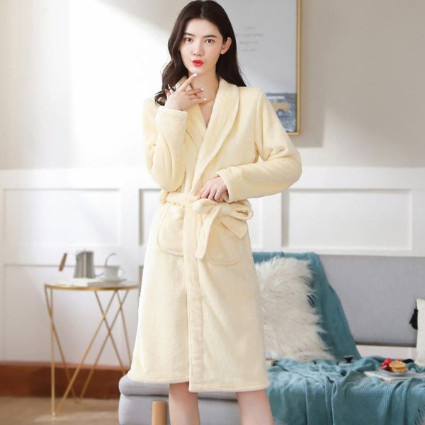 women's sleepwear winter warm flannel bathrobe women knee-length bath robe soft thicken sample solid robes female dressing gown homewea, Black;red
women's sleepwear winter warm flannel bathrobe women knee-length bath robe soft thicken sample solid robes female dressing gown homewea, Black;red