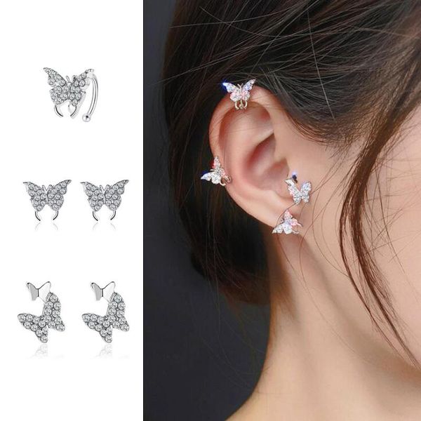stud fashion cute rhinestone silver color butterfly earrings for women no piercing fake cartilage earring ear cuff gifts, Golden;silver
stud fashion cute rhinestone silver color butterfly earrings for women no piercing fake cartilage earring ear cuff gifts, Golden;silver