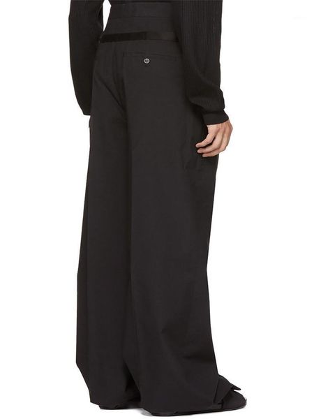 men's pants men retro fashion street style loose large size casual straight suit trousers japan and korea mid-waist design, Black
men's pants men retro fashion street style loose large size casual straight suit trousers japan and korea mid-waist design, Black