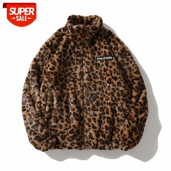 retro leopard jacket men and women thickened cotton stand-up collar plush couple clothes street tide #nv2e, Black;brown
retro leopard jacket men and women thickened cotton stand-up collar plush couple clothes street tide #nv2e, Black;brown