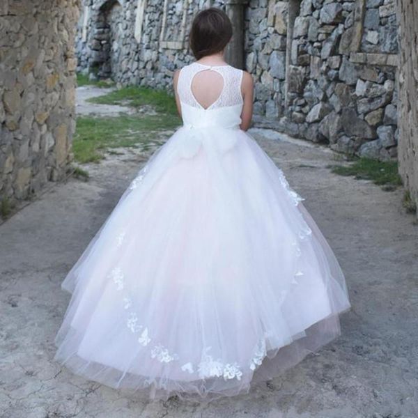 girl's dresses white first communion with pink bow crew neck princess party gowns lace applique tulle flower girls weddings, Red;yellow
girl's dresses white first communion with pink bow crew neck princess party gowns lace applique tulle flower girls weddings, Red;yellow