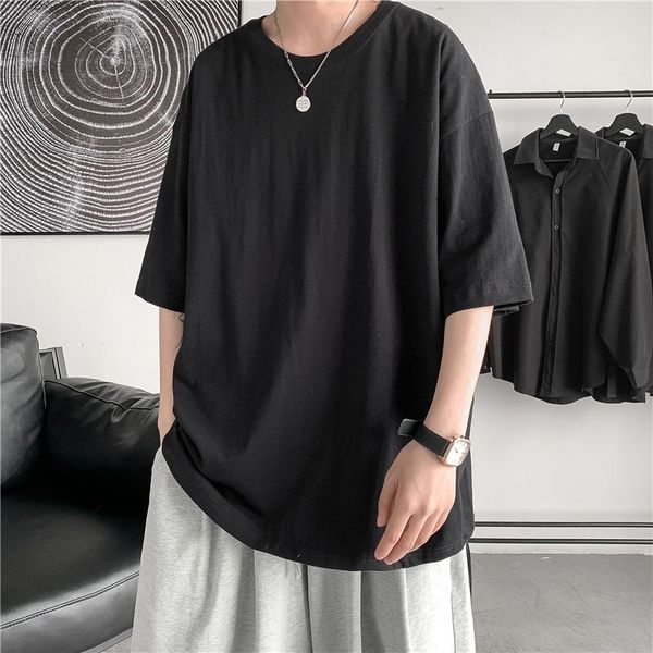 extfine 200gsm 100% combed cotton men t-shirts summer basic t shirt skate man tshirt boy streetwear tee 210707, White;black
extfine 200gsm 100% combed cotton men t-shirts summer basic t shirt skate man tshirt boy streetwear tee 210707, White;black