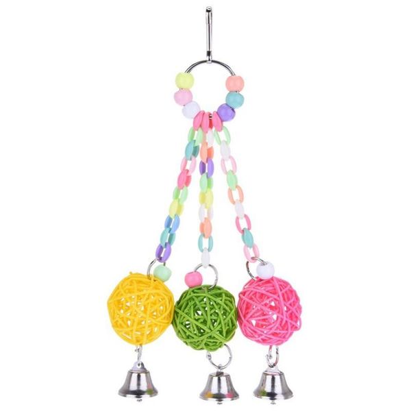 other bird supplies wooden parrots swing toy colorful hanging chewing biting pet cage accessories takraw supplies2021
other bird supplies wooden parrots swing toy colorful hanging chewing biting pet cage accessories takraw supplies2021