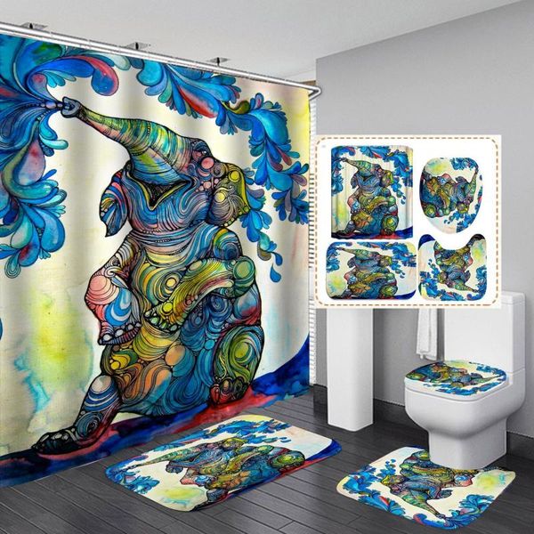 shower curtains colorful elephant pattern curtain set bath mats non-slip rugs toilet lid cover animal art waterproof bathroom
shower curtains colorful elephant pattern curtain set bath mats non-slip rugs toilet lid cover animal art waterproof bathroom