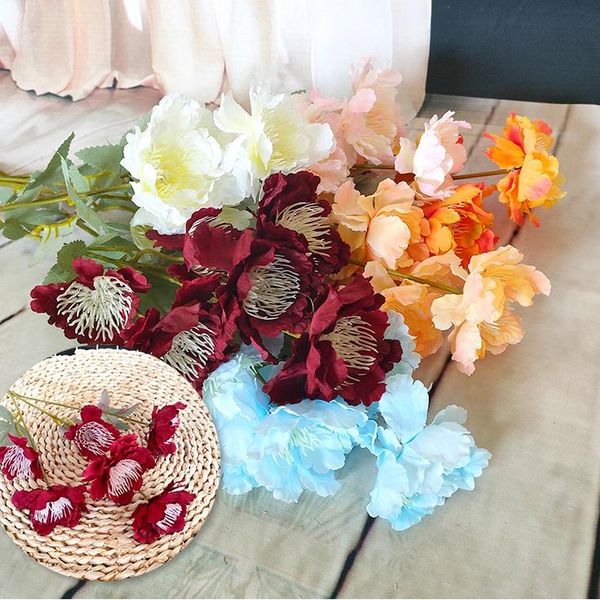 decorative flowers & wreaths 60cm champagne silk peony artificial flowers, 5 large fake diy home wedding decoration green plants
decorative flowers & wreaths 60cm champagne silk peony artificial flowers, 5 large fake diy home wedding decoration green plants
