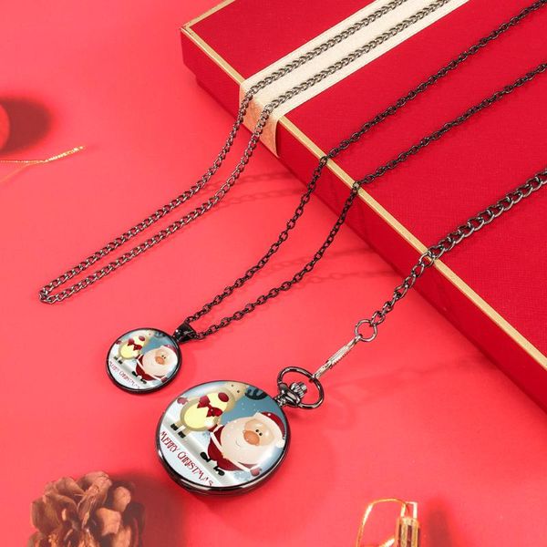 pocket watches christmas quartz watch men's woman sets with chain necklace halloween xmas gift to children, Slivery;golden
pocket watches christmas quartz watch men's woman sets with chain necklace halloween xmas gift to children, Slivery;golden
