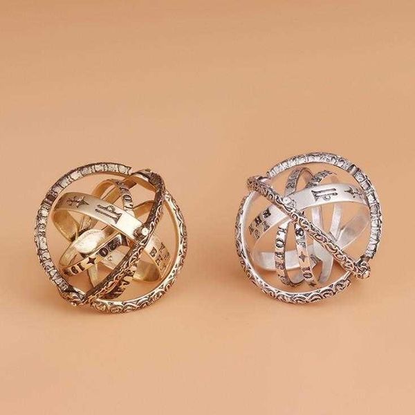 wedding rings astronomy ball ring german retro open into the universe sphere personality lovers, Slivery;golden 
wedding rings astronomy ball ring german retro open into the universe sphere personality lovers, Slivery;golden