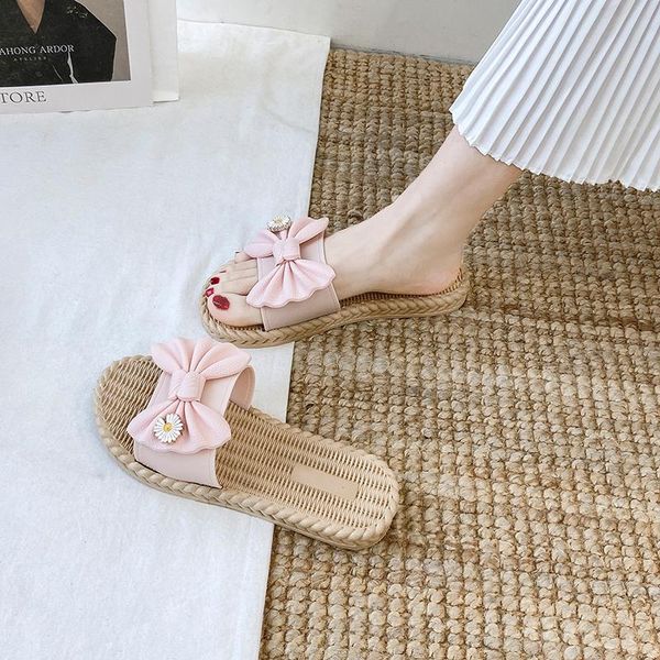 slippers flip-flops for women's outer flat summer 2021 versatile bow floral flops sandals women, Black
slippers flip-flops for women's outer flat summer 2021 versatile bow floral flops sandals women, Black