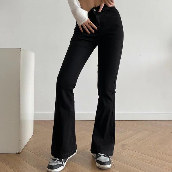 women's jeans yenkye fashion 2021 black slim flare woman vintage pockets high waist denim pantalon spring autumn trousers, Blue
women's jeans yenkye fashion 2021 black slim flare woman vintage pockets high waist denim pantalon spring autumn trousers, Blue