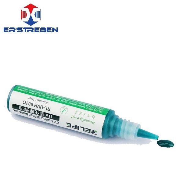 10cc green red black blue yellow white uv curing solder mask ink for pcb bga insulating protect soldering flux oil cell phone repairing tool
10cc green red black blue yellow white uv curing solder mask ink for pcb bga insulating protect soldering flux oil cell phone repairing tool
