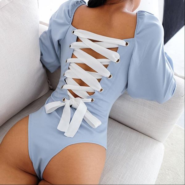 women rompers bodysuit overalls square collar romper skinny lace up long flare sleeve female party body suit gv098, Black;white
women rompers bodysuit overalls square collar romper skinny lace up long flare sleeve female party body suit gv098, Black;white