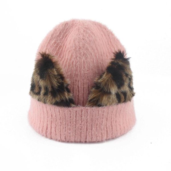 beanie/skull caps winter knitted cap cat ear hat bonnets for women fashion leopard luxury warm beanie, Blue;gray
beanie/skull caps winter knitted cap cat ear hat bonnets for women fashion leopard luxury warm beanie, Blue;gray
