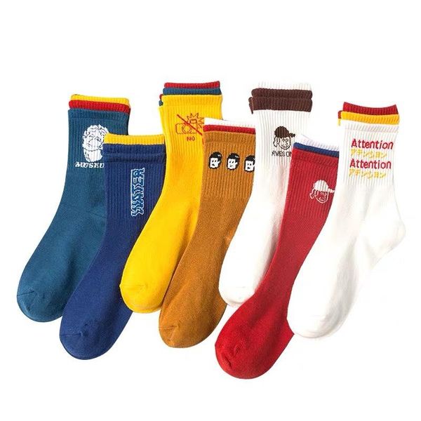 men's socks trendy brand 2021 spring and summer skateboard cotton high sports women's stockings college wind, Black
men's socks trendy brand 2021 spring and summer skateboard cotton high sports women's stockings college wind, Black