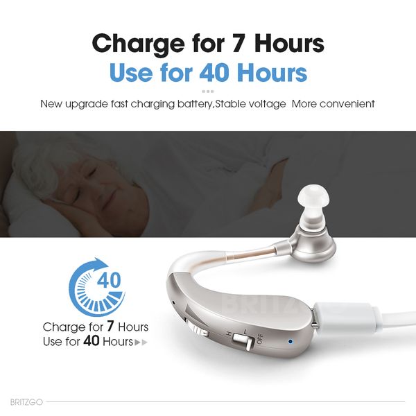 britzgo hearing aid for the deaf elderlywireless stealth mini digital usb rechargeable sound amplifier ear aids tools bha-1204s
britzgo hearing aid for the deaf elderlywireless stealth mini digital usb rechargeable sound amplifier ear aids tools bha-1204s