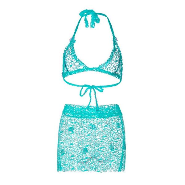 women's swimwear summer clothes crocheted little daisy beach swimsuit fashion push-up high waisted bikinis z0327, White;black
women's swimwear summer clothes crocheted little daisy beach swimsuit fashion push-up high waisted bikinis z0327, White;black